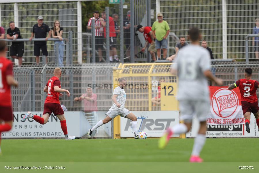 Lucas Sitter, Stadion am Schönbusch, Aschaffenburg, 15.07.2023, sport, action, BFV, Fussball, Regionalfreundschaftsspiele, OFC, SVA, Kickers Offenbach, SV Viktoria Aschaffenburg - Bild-ID: 2370172