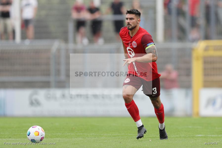 Maximilian-Christian Rossmann, Stadion am Schönbusch, Aschaffenburg, 15.07.2023, sport, action, BFV, Fussball, Regionalfreundschaftsspiele, OFC, SVA, Kickers Offenbach, SV Viktoria Aschaffenburg - Bild-ID: 2370174