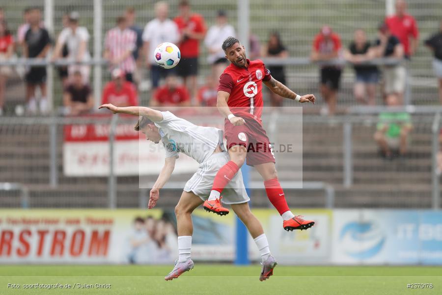 Sascha Korb, Stadion am Schönbusch, Aschaffenburg, 15.07.2023, sport, action, BFV, Fussball, Regionalfreundschaftsspiele, OFC, SVA, Kickers Offenbach, SV Viktoria Aschaffenburg - Bild-ID: 2370178