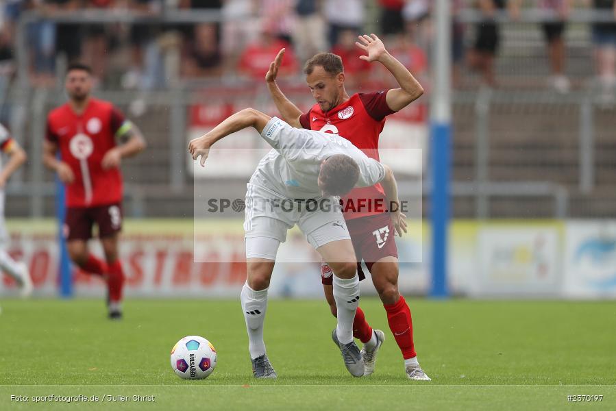 Benjamin Baier, Stadion am Schönbusch, Aschaffenburg, 15.07.2023, sport, action, BFV, Fussball, Regionalfreundschaftsspiele, OFC, SVA, Kickers Offenbach, SV Viktoria Aschaffenburg - Bild-ID: 2370197