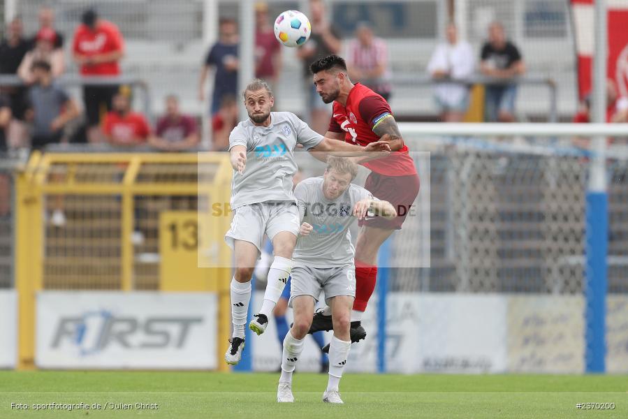 Lucas Sitter, Stadion am Schönbusch, Aschaffenburg, 15.07.2023, sport, action, BFV, Fussball, Regionalfreundschaftsspiele, OFC, SVA, Kickers Offenbach, SV Viktoria Aschaffenburg - Bild-ID: 2370200