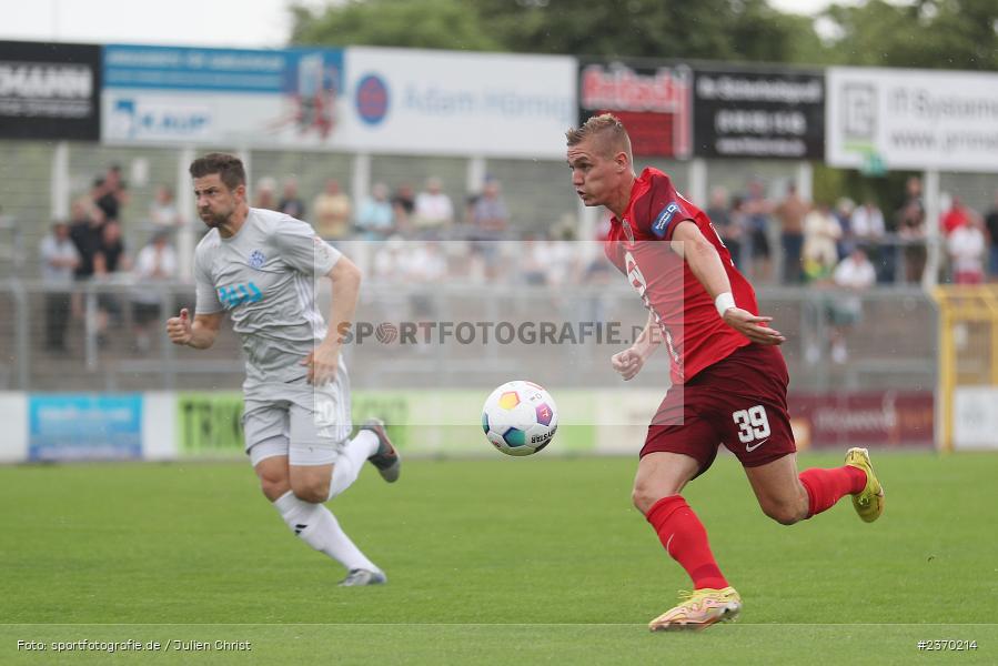 Julian Albrecht, Stadion am Schönbusch, Aschaffenburg, 15.07.2023, sport, action, BFV, Fussball, Regionalfreundschaftsspiele, OFC, SVA, Kickers Offenbach, SV Viktoria Aschaffenburg - Bild-ID: 2370214