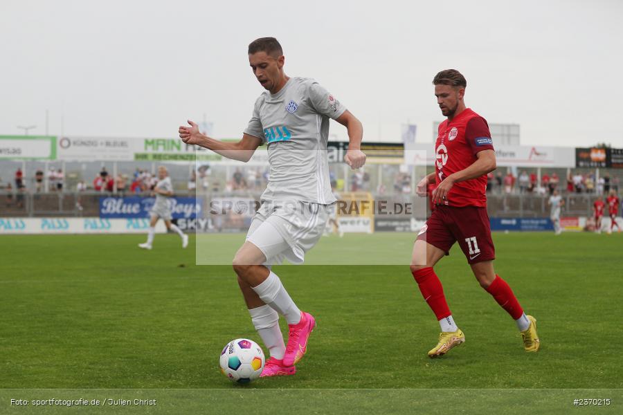 Veit Klement, Stadion am Schönbusch, Aschaffenburg, 15.07.2023, sport, action, BFV, Fussball, Regionalfreundschaftsspiele, OFC, SVA, Kickers Offenbach, SV Viktoria Aschaffenburg - Bild-ID: 2370215