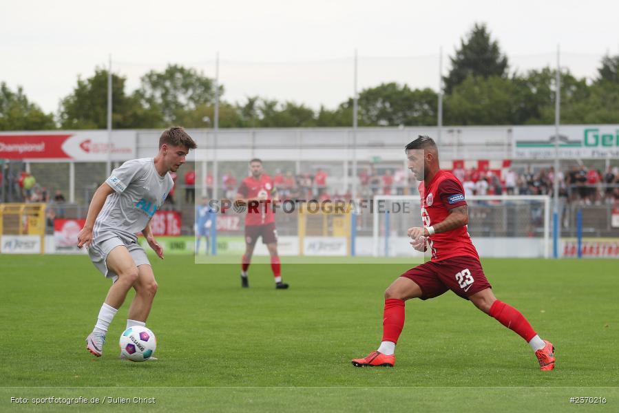 Lars Kleiner, Stadion am Schönbusch, Aschaffenburg, 15.07.2023, sport, action, BFV, Fussball, Regionalfreundschaftsspiele, OFC, SVA, Kickers Offenbach, SV Viktoria Aschaffenburg - Bild-ID: 2370216