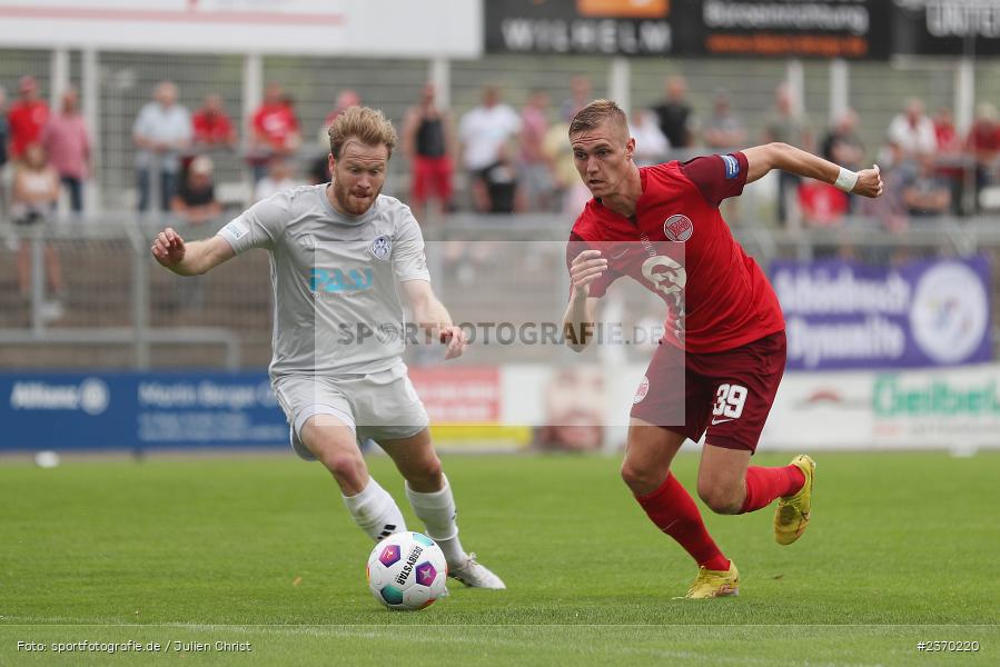 Julian Abrecht, Stadion am Schönbusch, Aschaffenburg, 15.07.2023, sport, action, BFV, Fussball, Regionalfreundschaftsspiele, OFC, SVA, Kickers Offenbach, SV Viktoria Aschaffenburg - Bild-ID: 2370220