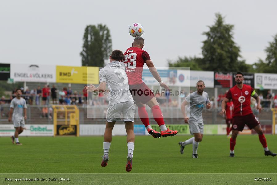 Sascha Korb, Stadion am Schönbusch, Aschaffenburg, 15.07.2023, sport, action, BFV, Fussball, Regionalfreundschaftsspiele, OFC, SVA, Kickers Offenbach, SV Viktoria Aschaffenburg - Bild-ID: 2370222