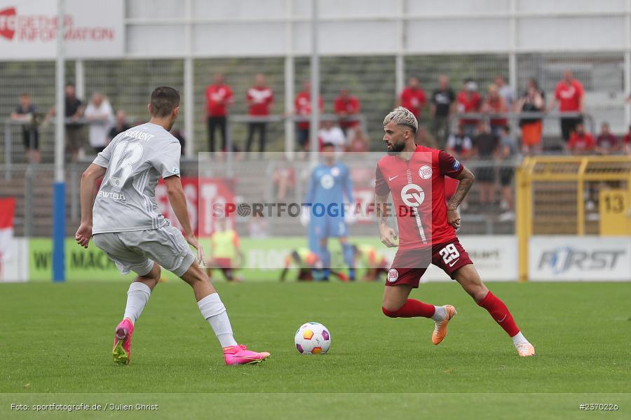Keanu Staude, Stadion am Schönbusch, Aschaffenburg, 15.07.2023, sport, action, BFV, Fussball, Regionalfreundschaftsspiele, OFC, SVA, Kickers Offenbach, SV Viktoria Aschaffenburg - Bild-ID: 2370226 Keanu Staude, Stadion am Schönbusch, Aschaffenburg, 15.07.2023, sport, action, BFV, Fussball, Regionalfreundschaftsspiele, OFC, SVA, Kickers Offenbach, SV Viktoria Aschaffenburg - Bild-ID: 2370226