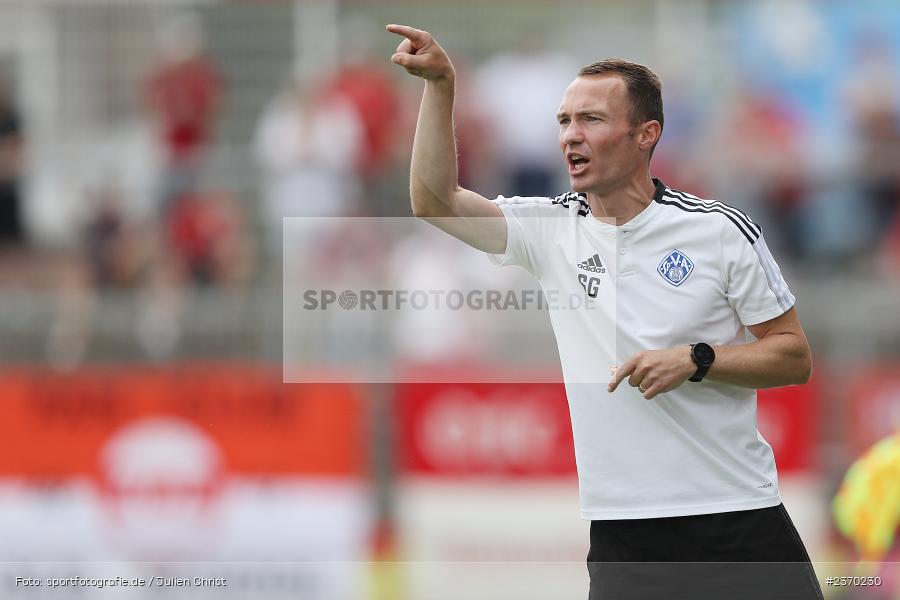 Simon Goldhammer, Stadion am Schönbusch, Aschaffenburg, 15.07.2023, sport, action, BFV, Fussball, Regionalfreundschaftsspiele, OFC, SVA, Kickers Offenbach, SV Viktoria Aschaffenburg - Bild-ID: 2370230