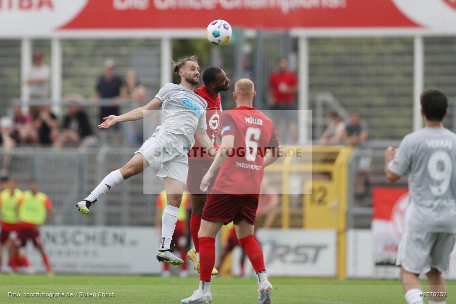 Lucas Sitter, Stadion am Schönbusch, Aschaffenburg, 15.07.2023, sport, action, BFV, Fussball, Regionalfreundschaftsspiele, OFC, SVA, Kickers Offenbach, SV Viktoria Aschaffenburg - Bild-ID: 2370232
