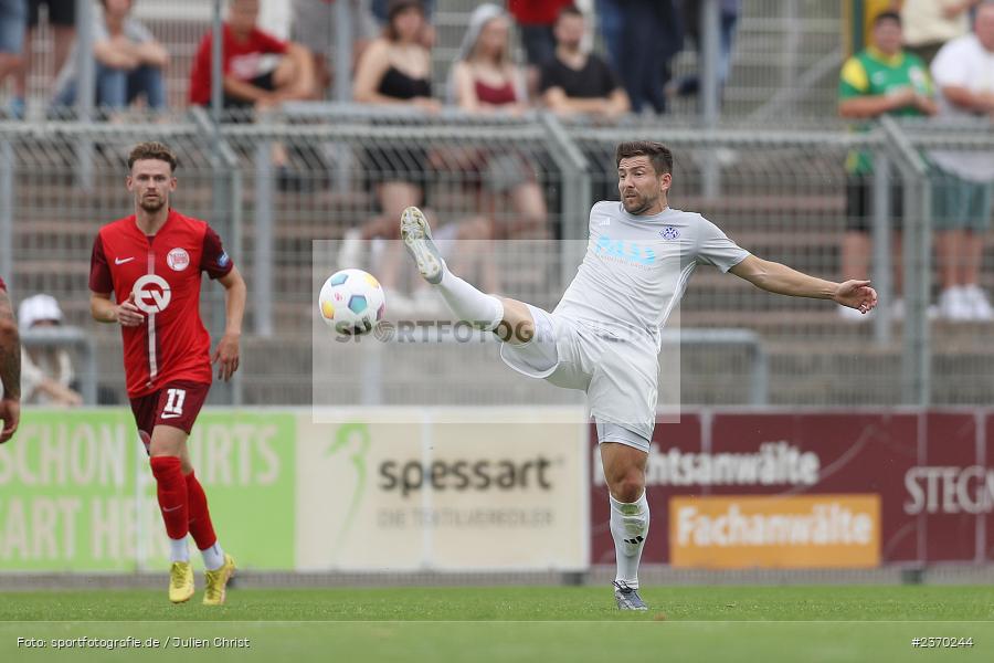 Benjamin Baier, Stadion am Schönbusch, Aschaffenburg, 15.07.2023, sport, action, BFV, Fussball, Regionalfreundschaftsspiele, OFC, SVA, Kickers Offenbach, SV Viktoria Aschaffenburg - Bild-ID: 2370244
