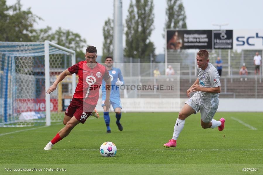 Dino Kurbegovic, Stadion am Schönbusch, Aschaffenburg, 15.07.2023, sport, action, BFV, Fussball, Regionalfreundschaftsspiele, OFC, SVA, Kickers Offenbach, SV Viktoria Aschaffenburg - Bild-ID: 2370261
