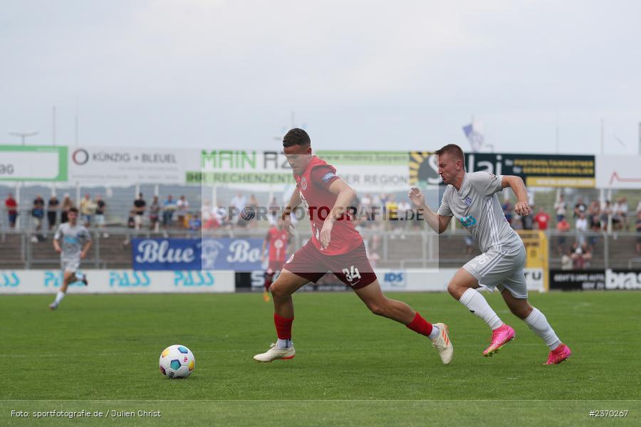 Dino Kurbegovic, Stadion am Schönbusch, Aschaffenburg, 15.07.2023, sport, action, BFV, Fussball, Regionalfreundschaftsspiele, OFC, SVA, Kickers Offenbach, SV Viktoria Aschaffenburg - Bild-ID: 2370267