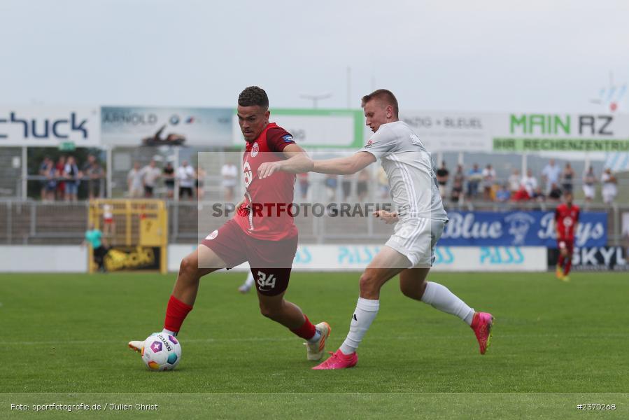 Dino Kurbegovic, Stadion am Schönbusch, Aschaffenburg, 15.07.2023, sport, action, BFV, Fussball, Regionalfreundschaftsspiele, OFC, SVA, Kickers Offenbach, SV Viktoria Aschaffenburg - Bild-ID: 2370268