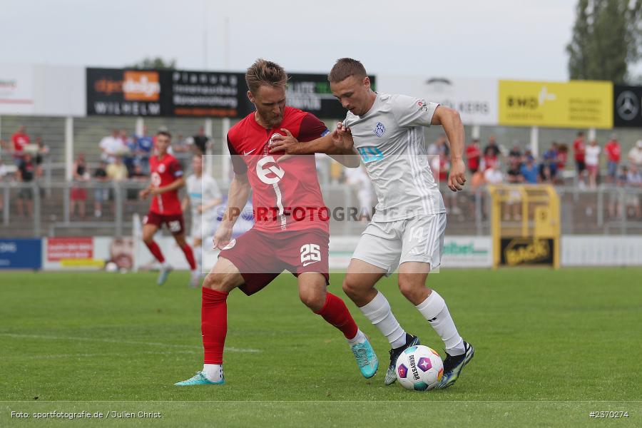 Alexandru Paraschiv, Stadion am Schönbusch, Aschaffenburg, 15.07.2023, sport, action, BFV, Fussball, Regionalfreundschaftsspiele, OFC, SVA, Kickers Offenbach, SV Viktoria Aschaffenburg - Bild-ID: 2370274