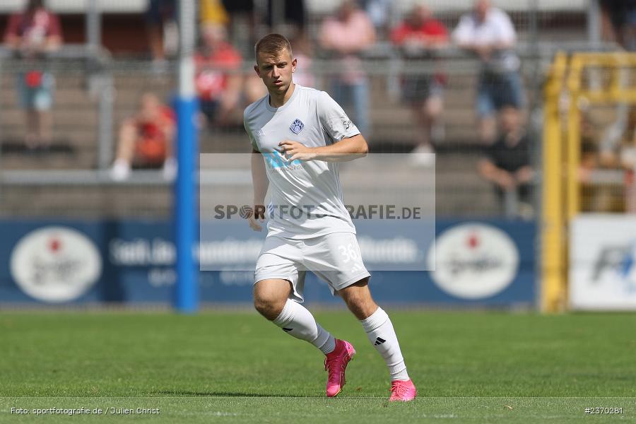 Gianluca Schäfer, Stadion am Schönbusch, Aschaffenburg, 15.07.2023, sport, action, BFV, Fussball, Regionalfreundschaftsspiele, OFC, SVA, Kickers Offenbach, SV Viktoria Aschaffenburg - Bild-ID: 2370281