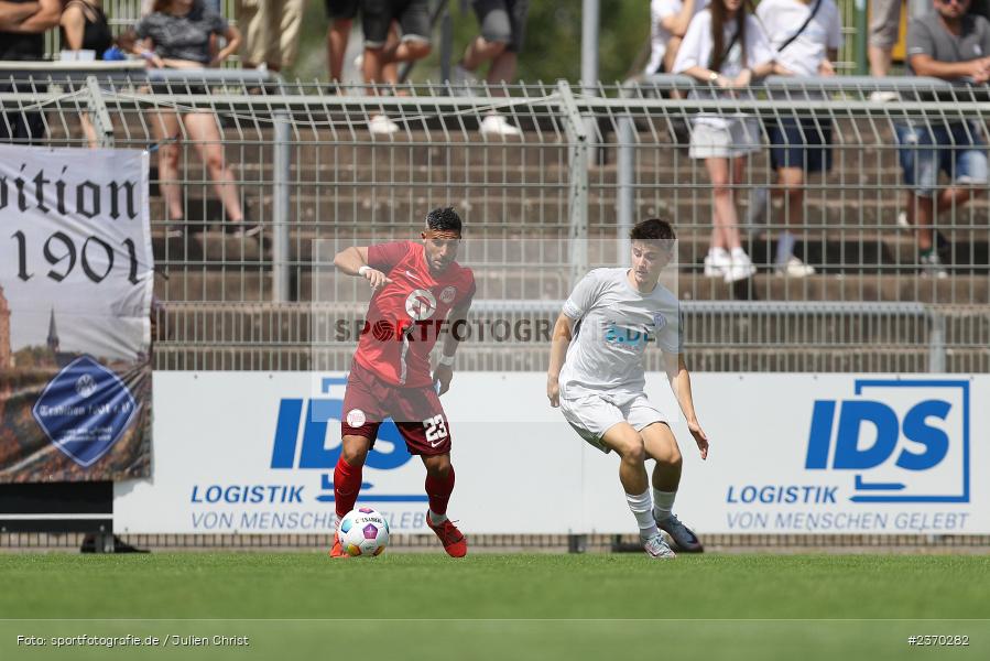 Sascha Korb, Stadion am Schönbusch, Aschaffenburg, 15.07.2023, sport, action, BFV, Fussball, Regionalfreundschaftsspiele, OFC, SVA, Kickers Offenbach, SV Viktoria Aschaffenburg - Bild-ID: 2370282