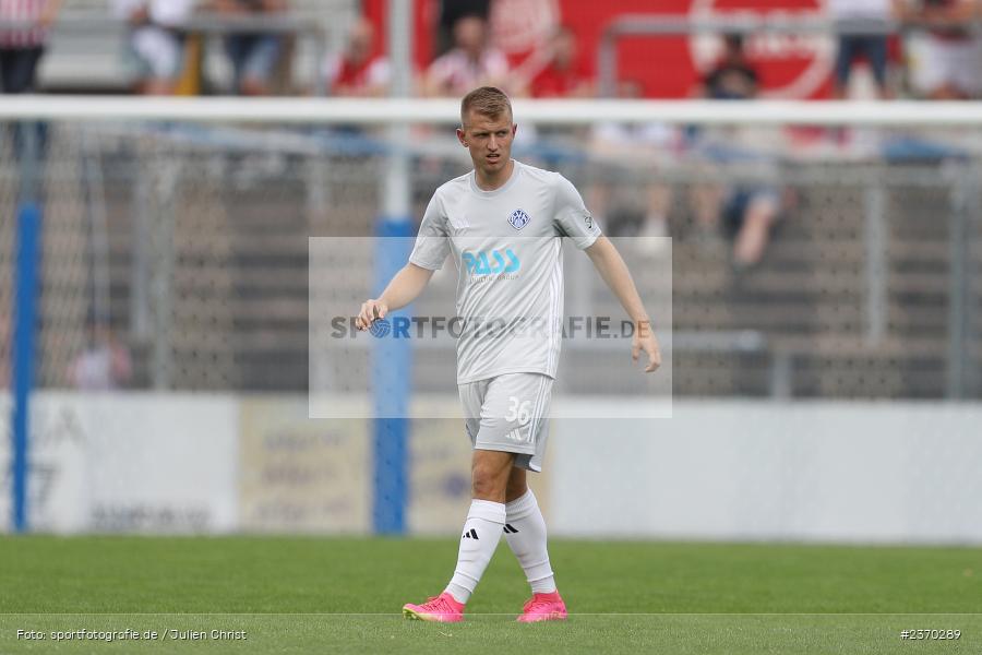 Gianluca Schäfer, Stadion am Schönbusch, Aschaffenburg, 15.07.2023, sport, action, BFV, Fussball, Regionalfreundschaftsspiele, OFC, SVA, Kickers Offenbach, SV Viktoria Aschaffenburg - Bild-ID: 2370289