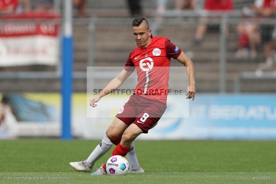 Mike Feigenspan, Stadion am Schönbusch, Aschaffenburg, 15.07.2023, sport, action, BFV, Fussball, Regionalfreundschaftsspiele, OFC, SVA, Kickers Offenbach, SV Viktoria Aschaffenburg - Bild-ID: 2370303
