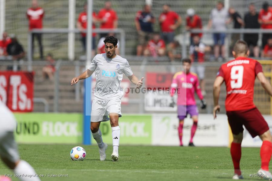 Hamza Boutakhrit, Stadion am Schönbusch, Aschaffenburg, 15.07.2023, sport, action, BFV, Fussball, Regionalfreundschaftsspiele, OFC, SVA, Kickers Offenbach, SV Viktoria Aschaffenburg - Bild-ID: 2370306