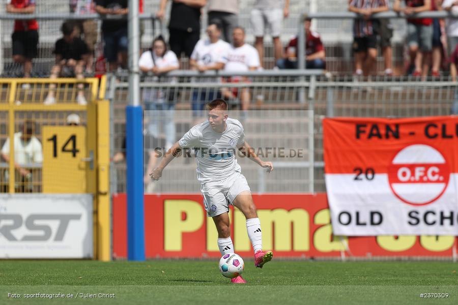 Gianluca Schäfer, Stadion am Schönbusch, Aschaffenburg, 15.07.2023, sport, action, BFV, Fussball, Regionalfreundschaftsspiele, OFC, SVA, Kickers Offenbach, SV Viktoria Aschaffenburg - Bild-ID: 2370309 Gianluca Schäfer, Stadion am Schönbusch, Aschaffenburg, 15.07.2023, sport, action, BFV, Fussball, Regionalfreundschaftsspiele, OFC, SVA, Kickers Offenbach, SV Viktoria Aschaffenburg - Bild-ID: 2370309