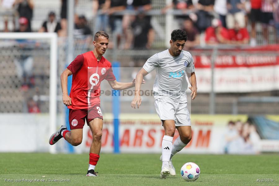 Hamza Boutakhrit, Stadion am Schönbusch, Aschaffenburg, 15.07.2023, sport, action, BFV, Fussball, Regionalfreundschaftsspiele, OFC, SVA, Kickers Offenbach, SV Viktoria Aschaffenburg - Bild-ID: 2370316