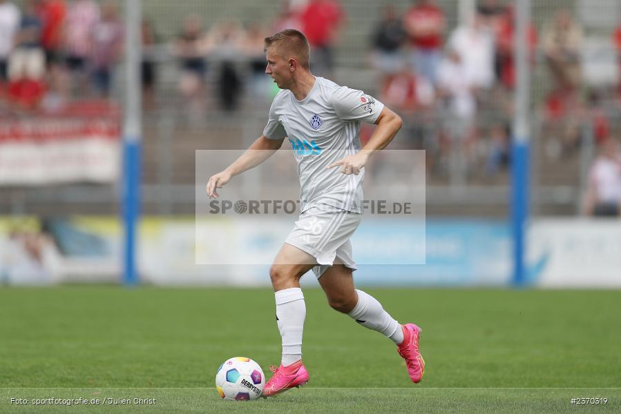 Gianluca Schäfer, Stadion am Schönbusch, Aschaffenburg, 15.07.2023, sport, action, BFV, Fussball, Regionalfreundschaftsspiele, OFC, SVA, Kickers Offenbach, SV Viktoria Aschaffenburg - Bild-ID: 2370319 Gianluca Schäfer, Stadion am Schönbusch, Aschaffenburg, 15.07.2023, sport, action, BFV, Fussball, Regionalfreundschaftsspiele, OFC, SVA, Kickers Offenbach, SV Viktoria Aschaffenburg - Bild-ID: 2370319