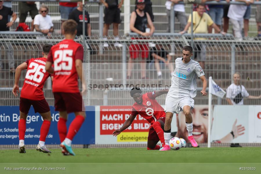 Veit Klement, Stadion am Schönbusch, Aschaffenburg, 15.07.2023, sport, action, BFV, Fussball, Regionalfreundschaftsspiele, OFC, SVA, Kickers Offenbach, SV Viktoria Aschaffenburg - Bild-ID: 2370320