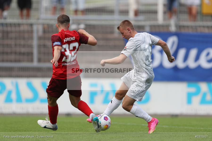 Gianluca Schäfer, Stadion am Schönbusch, Aschaffenburg, 15.07.2023, sport, action, BFV, Fussball, Regionalfreundschaftsspiele, OFC, SVA, Kickers Offenbach, SV Viktoria Aschaffenburg - Bild-ID: 2370321