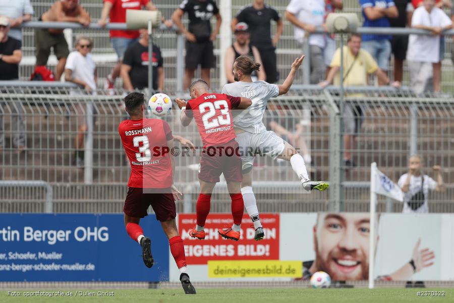 Lucas Sitter, Stadion am Schönbusch, Aschaffenburg, 15.07.2023, sport, action, BFV, Fussball, Regionalfreundschaftsspiele, OFC, SVA, Kickers Offenbach, SV Viktoria Aschaffenburg - Bild-ID: 2370322