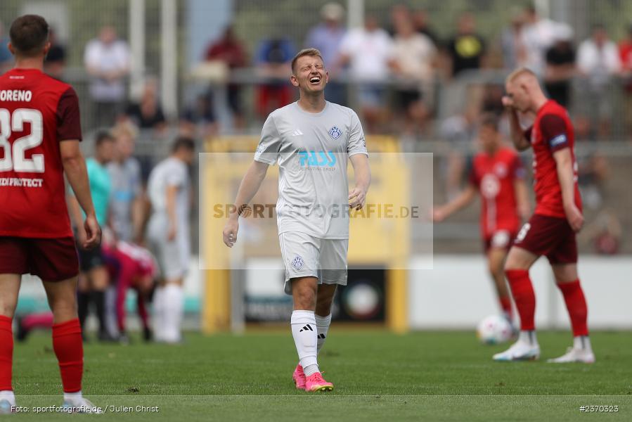 Gianluca Schäfer, Stadion am Schönbusch, Aschaffenburg, 15.07.2023, sport, action, BFV, Fussball, Regionalfreundschaftsspiele, OFC, SVA, Kickers Offenbach, SV Viktoria Aschaffenburg - Bild-ID: 2370323