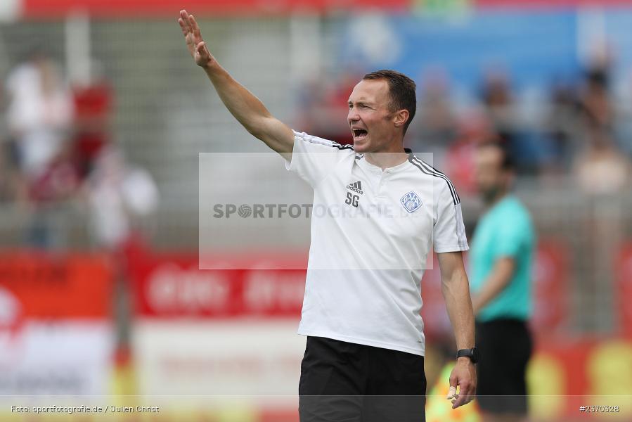 Simon Goldhammer, Stadion am Schönbusch, Aschaffenburg, 15.07.2023, sport, action, BFV, Fussball, Regionalfreundschaftsspiele, OFC, SVA, Kickers Offenbach, SV Viktoria Aschaffenburg - Bild-ID: 2370328