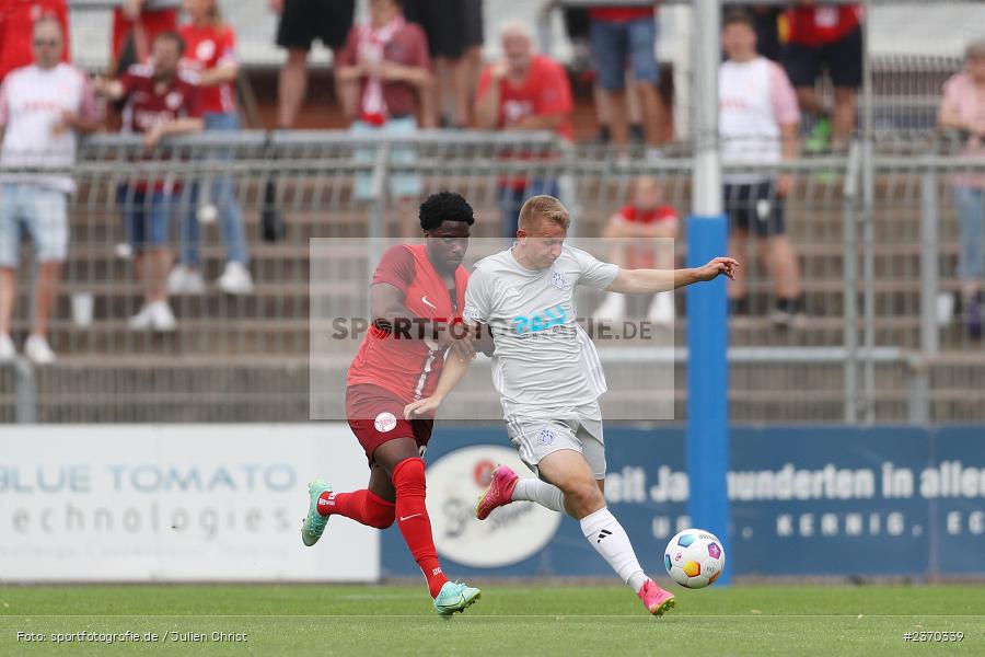 Gianluca Schäfer, Stadion am Schönbusch, Aschaffenburg, 15.07.2023, sport, action, BFV, Fussball, Regionalfreundschaftsspiele, OFC, SVA, Kickers Offenbach, SV Viktoria Aschaffenburg - Bild-ID: 2370339