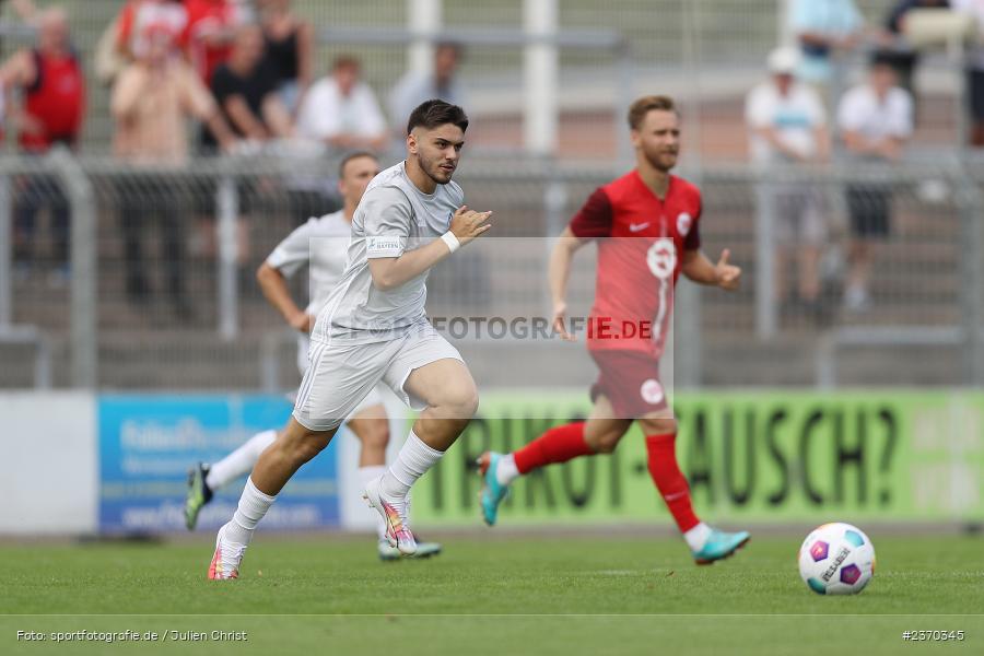 Ruben Miguel Conceicao Fernandes, Stadion am Schönbusch, Aschaffenburg, 15.07.2023, sport, action, BFV, Fussball, Regionalfreundschaftsspiele, OFC, SVA, Kickers Offenbach, SV Viktoria Aschaffenburg - Bild-ID: 2370345