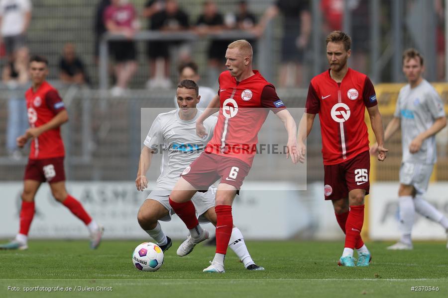Leon Müller, Stadion am Schönbusch, Aschaffenburg, 15.07.2023, sport, action, BFV, Fussball, Regionalfreundschaftsspiele, OFC, SVA, Kickers Offenbach, SV Viktoria Aschaffenburg - Bild-ID: 2370346