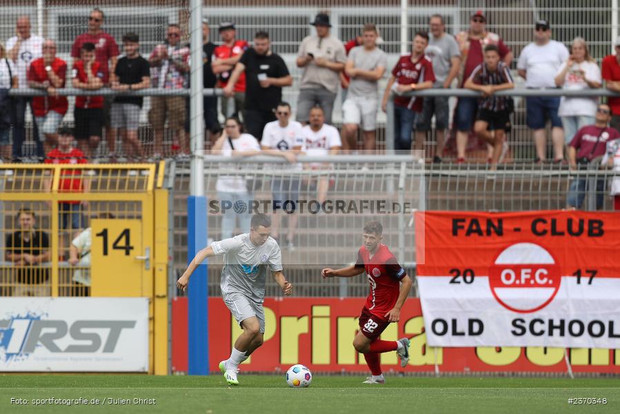 Bohdan Mykhalchenko, Stadion am Schönbusch, Aschaffenburg, 15.07.2023, sport, action, BFV, Fussball, Regionalfreundschaftsspiele, OFC, SVA, Kickers Offenbach, SV Viktoria Aschaffenburg - Bild-ID: 2370348