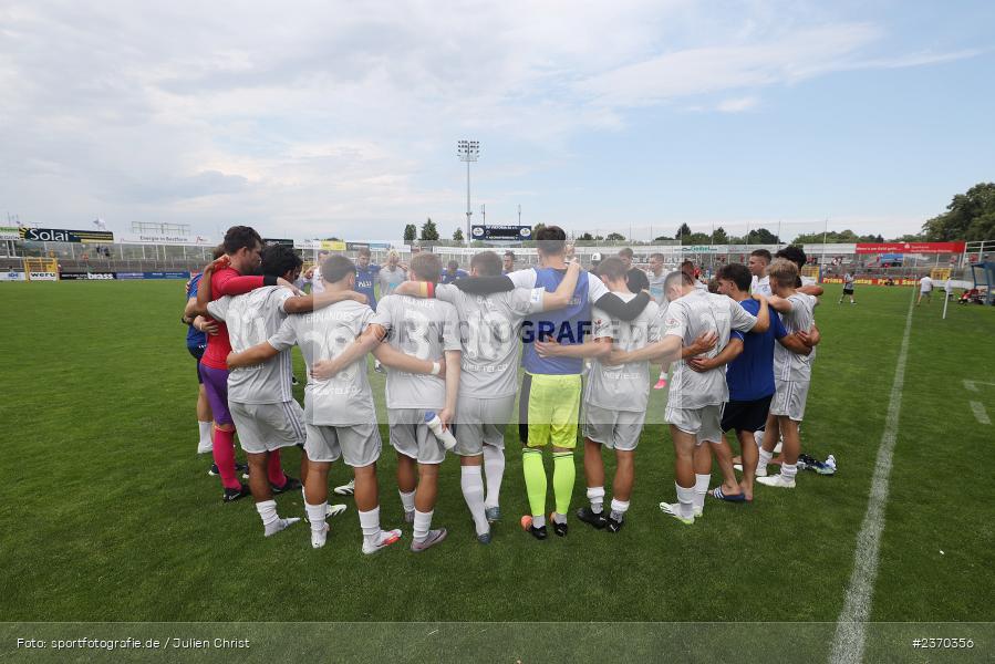 Mannschaftskreis, Stadion am Schönbusch, Aschaffenburg, 15.07.2023, sport, action, BFV, Fussball, Regionalfreundschaftsspiele, OFC, SVA, Kickers Offenbach, SV Viktoria Aschaffenburg - Bild-ID: 2370356