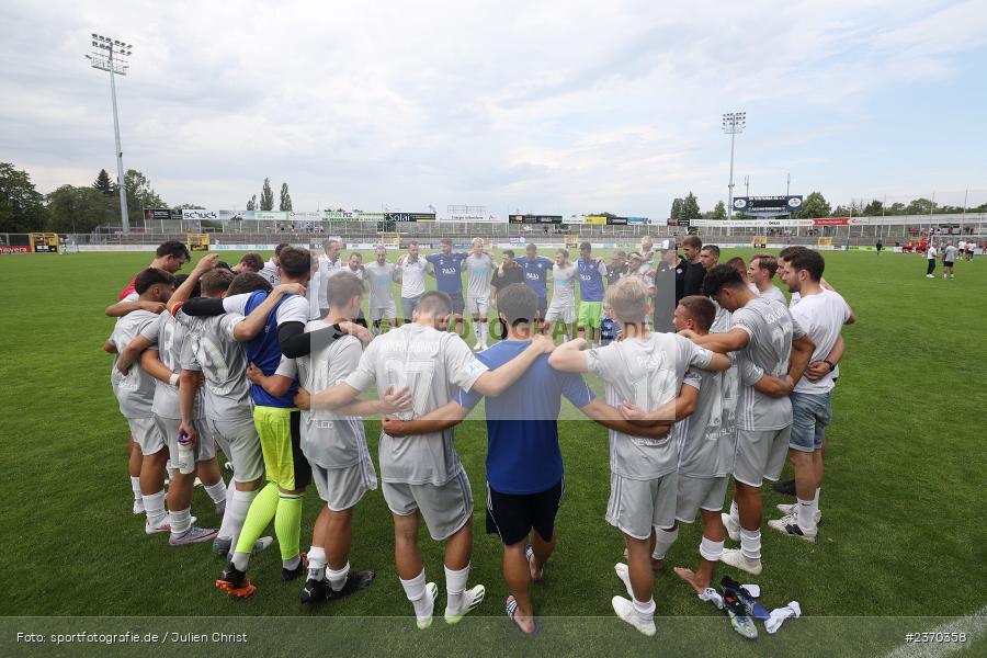 Mannschaftskreis, Stadion am Schönbusch, Aschaffenburg, 15.07.2023, sport, action, BFV, Fussball, Regionalfreundschaftsspiele, OFC, SVA, Kickers Offenbach, SV Viktoria Aschaffenburg - Bild-ID: 2370358