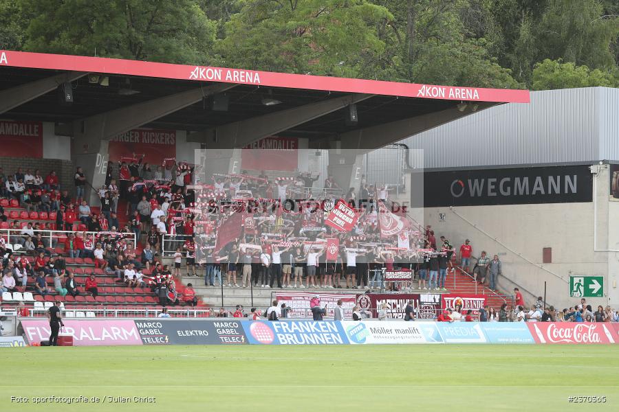 Fans, AKON Arena, Würzburg, 21.07.2023, sport, action, BFV, Fussball, Saison 2023/2024, Regionalliga Bayern, FCM, FWK, FC Memmingen, FC Würzburger Kickers - Bild-ID: 2370365