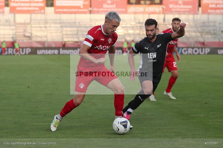 Thomas Haas, AKON Arena, Würzburg, 21.07.2023, sport, action, BFV, Fussball, Saison 2023/2024, Regionalliga Bayern, FCM, FWK, FC Memmingen, FC Würzburger Kickers - Bild-ID: 2370397
