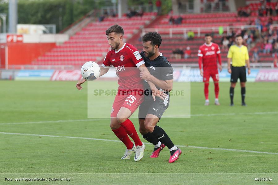 Dominik Meisel, AKON Arena, Würzburg, 21.07.2023, sport, action, BFV, Fussball, Saison 2023/2024, Regionalliga Bayern, FCM, FWK, FC Memmingen, FC Würzburger Kickers - Bild-ID: 2370404