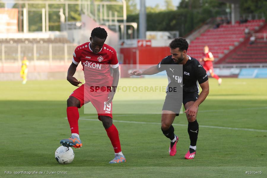 Benjika Caciel, AKON Arena, Würzburg, 21.07.2023, sport, action, BFV, Fussball, Saison 2023/2024, Regionalliga Bayern, FCM, FWK, FC Memmingen, FC Würzburger Kickers - Bild-ID: 2370415