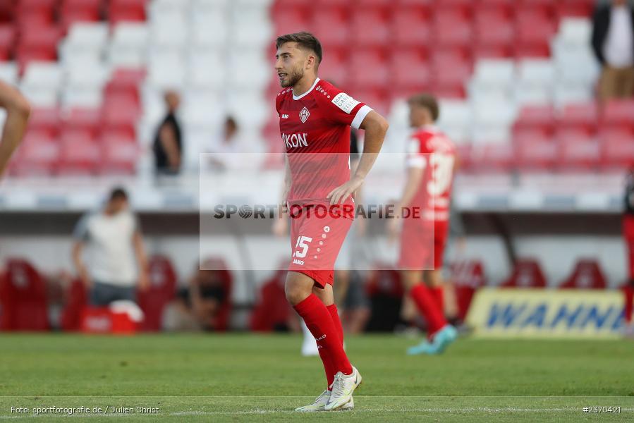 Dominik Meisel, AKON Arena, Würzburg, 21.07.2023, sport, action, BFV, Fussball, Saison 2023/2024, Regionalliga Bayern, FCM, FWK, FC Memmingen, FC Würzburger Kickers - Bild-ID: 2370421