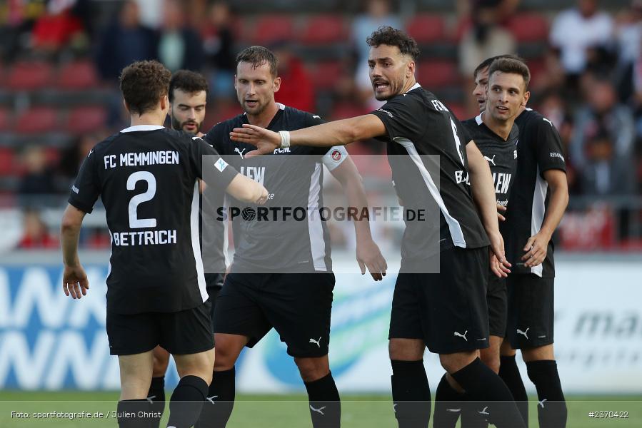 David Bauer, AKON Arena, Würzburg, 21.07.2023, sport, action, BFV, Fussball, Saison 2023/2024, Regionalliga Bayern, FCM, FWK, FC Memmingen, FC Würzburger Kickers - Bild-ID: 2370422