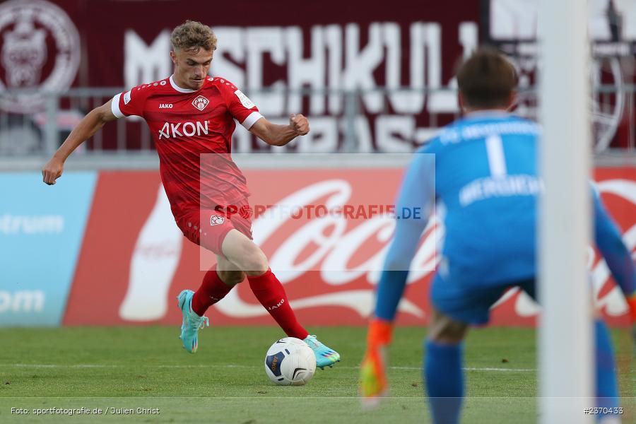 Tim Littmann, AKON Arena, Würzburg, 21.07.2023, sport, action, BFV, Fussball, Saison 2023/2024, Regionalliga Bayern, FCM, FWK, FC Memmingen, FC Würzburger Kickers - Bild-ID: 2370433