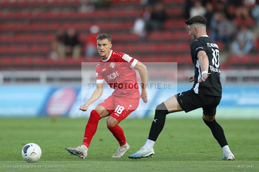 Maximilian Zaiser, AKON Arena, Würzburg, 21.07.2023, sport, action, BFV, Fussball, Saison 2023/2024, Regionalliga Bayern, FCM, FWK, FC Memmingen, FC Würzburger Kickers - Bild-ID: 2370441