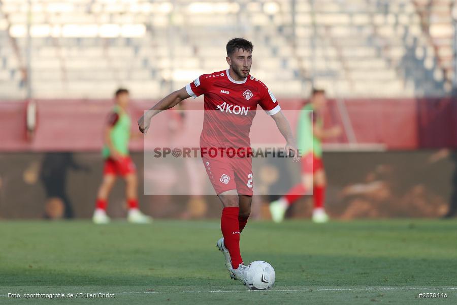 Dominik Meisel, AKON Arena, Würzburg, 21.07.2023, sport, action, BFV, Fussball, Saison 2023/2024, Regionalliga Bayern, FCM, FWK, FC Memmingen, FC Würzburger Kickers - Bild-ID: 2370446