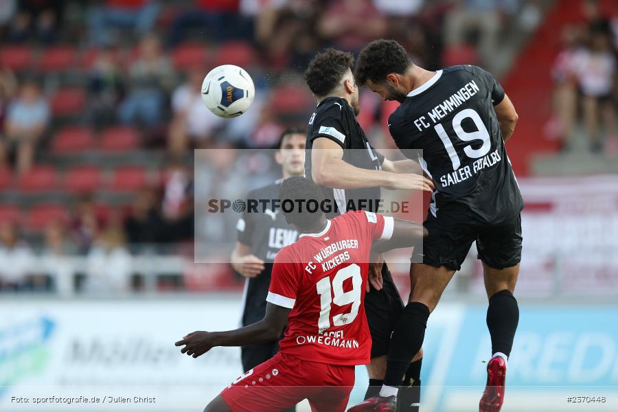 Luis Sailer Fidalgo, AKON Arena, Würzburg, 21.07.2023, sport, action, BFV, Fussball, Saison 2023/2024, Regionalliga Bayern, FCM, FWK, FC Memmingen, FC Würzburger Kickers - Bild-ID: 2370448