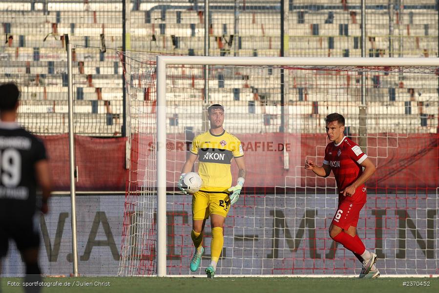 Vincent Friedsam, AKON Arena, Würzburg, 21.07.2023, sport, action, BFV, Fussball, Saison 2023/2024, Regionalliga Bayern, FCM, FWK, FC Memmingen, FC Würzburger Kickers - Bild-ID: 2370452