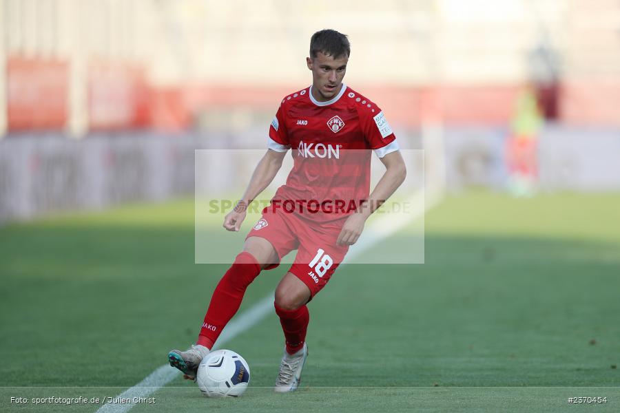 Maximilian Zaiser, AKON Arena, Würzburg, 21.07.2023, sport, action, BFV, Fussball, Saison 2023/2024, Regionalliga Bayern, FCM, FWK, FC Memmingen, FC Würzburger Kickers - Bild-ID: 2370454