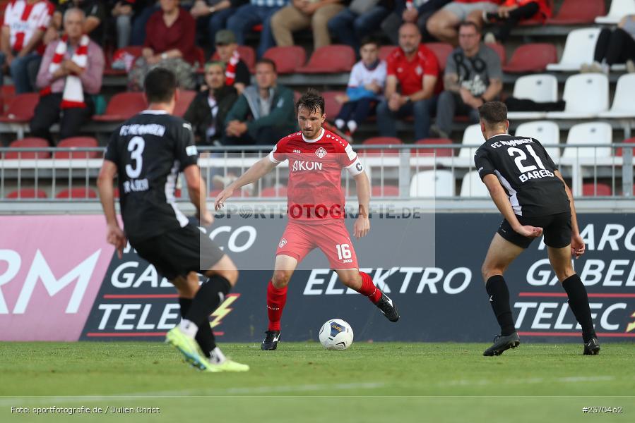 Peter Kurzweg, AKON Arena, Würzburg, 21.07.2023, sport, action, BFV, Fussball, Saison 2023/2024, Regionalliga Bayern, FCM, FWK, FC Memmingen, FC Würzburger Kickers - Bild-ID: 2370462